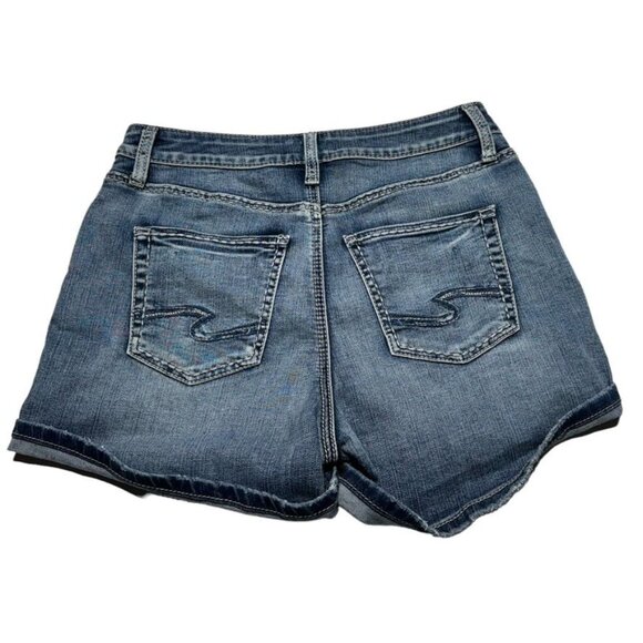 Silver Jeans Denim Shorts Blue Waist 29 - Picture 2 of 8